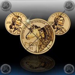 ZDA 1 Dollar (Sacagawea) 2012 P+D